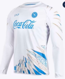 2025/26 Napoli Blue Long sleeve Training Fans Jersey