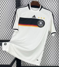 2008 Germany Home White Retro Soccer Jersey