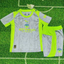 2025/26 Man City Third Kids Soccer Jersey