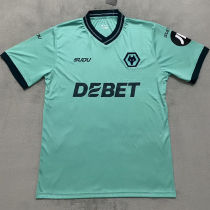 2025/26 Wolves Away Blue Fans Soccer Jersey