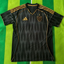 2025/26 AT Mineiro Third Black Fans Soccer Jersey