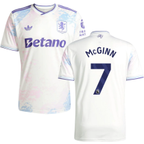 McGINN #7 Aston Villa Third Fans Soccer Jersey 2025/26 (League Font 联赛字体 ) ★★