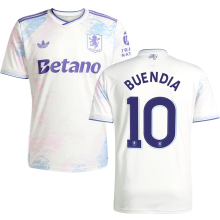 BUENDIA #10 Aston Villa Third Fans Soccer Jersey 2025/26 (UCL Font 欧冠字体 ) ★★