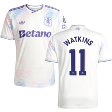 WATKINS #11 Aston Villa Third Fans Soccer Jersey 2025/26 (UCL Font 欧冠字体 ) ★★
