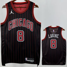 2025/26 Bulls LAVINE #8 Black NBA Jerseys