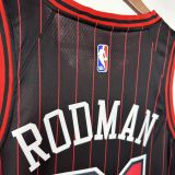2025/26 Bulls RODMAN #91 Black NBA Jerseys