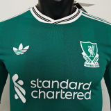 2025/26 LFC Third Green Player Version Long Sleeve Jersey