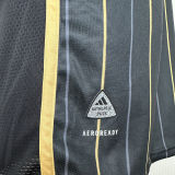 2025/26 Los Angeles Home Black Player Version Soccer Jersey 队微上带星