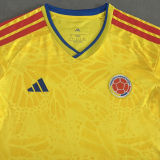 2026/27 Colombia Home Yellow Women Soccer Jersey