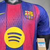 LAMINE YAMAL #10 BA Home Kopa Trophy Player Version Soccer Jersey 2025/26 球员版 带号下广告 ★★