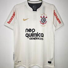 2012 Corinthians Home White Retro Soccer Jersey