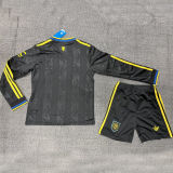 2025/26 M Utd Third Kids Long Sleeve Soccer Jersey  长袖童装