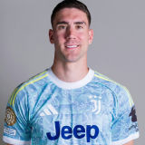 Vlahović #9 JUV 1:1 Quality Away Fans Soccer Jersey 2025/26 带胸前新广告 ★★
