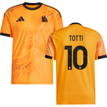 TOTTI #10 Roma  Away Fans Soccer Jersey 2025/26 ★★