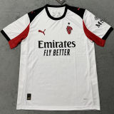 GIMENEZ #7 AC Milan Away White Fans Soccer Jersey 2025/26 ★★