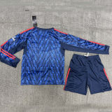 2025/26 ARS Away Blue Kids Long Sleeve Soccer Jersey  长袖童装