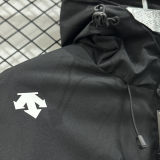 2026/27 DESCENTE Black Outdoor Windbreaker  Y003