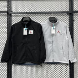 2026/27 Jordan Flight Black Outdoor Jacket # 立领RK907 不带帽