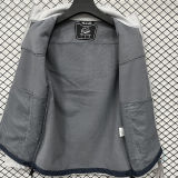 2026/27 PSG Jordan Grey Outdoor Jacket #立领RK901  不带帽