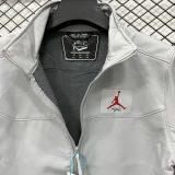 2026/27 Jordan Flight Grey Outdoor Jacket # 立领RK907 不带帽