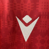 2025/26 Wales Home Red Rugby Shirt 威尔士