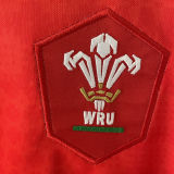 2025/26 Wales Home Red Rugby Shirt 威尔士