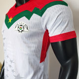 2025/26 Burkina Faso White Player Version Soccer Jersey