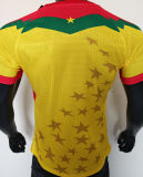 2025/26 Burkina Faso Yellow Player Version Soccer Jersey