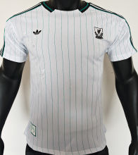 2025/26 LFC White Green Retro Style Player Version Soccer Jersey