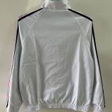 1998 France Blue And White Retro Reversible Windbreaker 双面