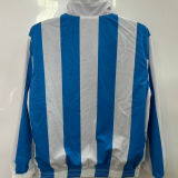 1986 Argentina Blue And White Retro Reversible Windbreaker 双面