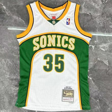 2007/08 Sonics DURANT #35 White NBA Jersey