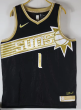 2025 Suns BOOKER #1 Black  NBA Jerseys