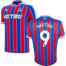 NKETIAH #9 Crystal Palace Home Fans Soccer Jersey 2025/26 (League Font 联赛字体 ) ★★