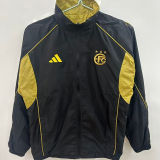 2025/26 AD x EQUIPOFC Gold And Black Reversible Windbreaker 双面 带AD