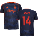NDOYE #14 Nottingham Forest Third Fans Jersey 2025/26 (CUP Font 杯赛字体 ) ★★