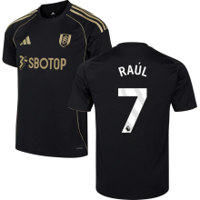 Raúl #7 Fulham Third Black Fans Soccer Jersey 2025/26 (League Font 联赛字体 ) ★★