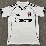 IWOBI #17 Fulham Home White Fans Soccer Jersey 2025/26 (League Font 联赛字体 ) ★★