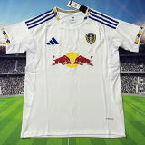 PIROE #10 Leeds United Home White Fans Soccer Jersey 2025/26 (League Font 联赛字体 ) ★★