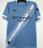 HAALAND #9 Man City 1:1 Quality Home Fans Soccer Jersey 2025/26 (League Font 联赛字体 ) ★★