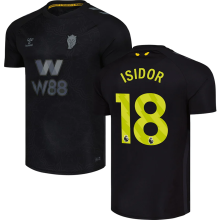 ISIDOR #18 Sunderland Third Black Fans Soccer Jersey 2025/26 (League Font 联赛字体 ) ★★