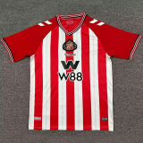 MAYENDA #12 Sunderland Home Fans Soccer Jersey 2025/26 (League Font 联赛字体 ) ★★