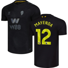 MAYENDA #12 Sunderland Third Black Fans Soccer Jersey 2025/26 (League Font 联赛字体 ) ★★