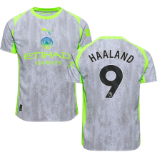 HAALAND #9 Man City 1:1 Quality Third Fans Soccer Jersey 2025/26 (League Font 联赛字体 ) ★★