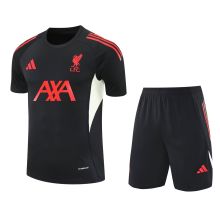 2025/26 Liv Black Training Jersey(A Set)三条红边