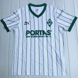 1987/1988 Werder Bremen Home Green White Retro Jersey