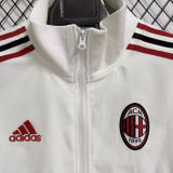 2025/26 AC White Retro Windbreaker
