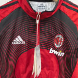 2025/26 AC Black Red Retro Windbreaker