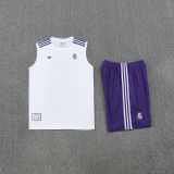 2025/26 RM White Vest Training Jersey(A Set)条纹