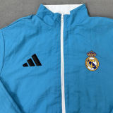 2026 RM White And Blue Reversible Windbreaker 双面